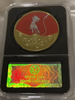 Pokemon Worth Coin Mew Worth Coin Collection - Image 1