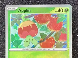 Applin 009/131 (Master Ball Pattern) ~ Mint/NM Prismatic Evolutions Pokemon TCG - Image 2