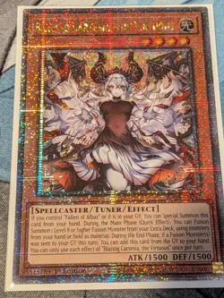 Yu-Gi-Oh Blazing Cartesia, the Virtuous Alt Art Quarter Century RA04-EN041 NM - Image 1