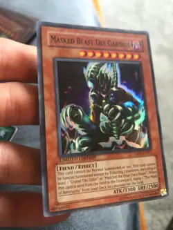 Yu-Gi-Oh! TCG Masked Beast Des Gardius Limited Edition Holo Rare TAEV-ENSE1 - Image 2