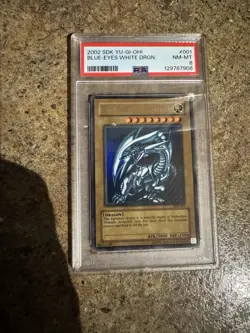 PSA 8 Blue Eyes White Dra SDk-001 Starter Deck: Kiba Unlimited Edition - Image 1
