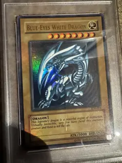 PSA 8 Blue Eyes White Dra SDk-001 Starter Deck: Kiba Unlimited Edition - Image 2