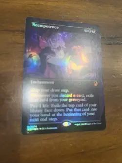 MTG English Necropotence (Anime Borderless) NM Foil - Image 2