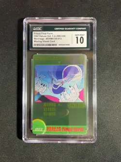 CGC 10 - Frieza Final Form #013 3D Morinaga Dragon Ball Z Wafer Cards Part 1 Gem - Image 1