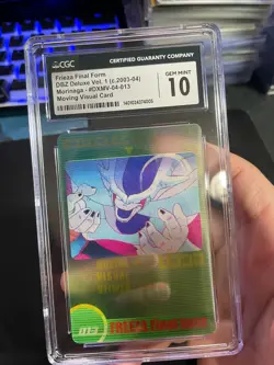 CGC 10 - Frieza Final Form #013 3D Morinaga Dragon Ball Z Wafer Cards Part 1 Gem - Image 3