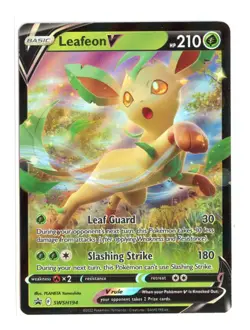 Leafeon V SWSH194 Promo Holo SWSH: Sword & Shield Promo Cards Pokemon LP - Image 1