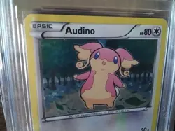 Pokemon Cards promo Holo mcdonalds 12/12 audino gx graded slab card gold art b5 - Image 2