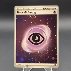 HD Psychic Energy Cosmos Holo with Mew Tail Swirl SVE MEW 005 151 Pokemon Card - Image 2