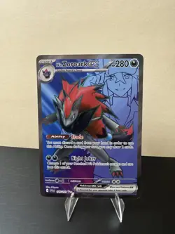 Pokemon TCG N's Zoroark EX Holo Ultra Rare Card 175/159 Sv09: Journey Together - Image 1