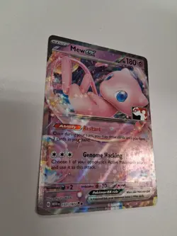 Mew EX 151/165 Holo Stamped Prize Pack Series Pokemon TCG Card - Image 3