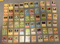 Wotc Pokemon Bulk Lot 217 Cards, Yellow Cheek Pikachu, Bulbasaur, Squirtle Etc - Image 3