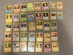 Wotc Pokemon Bulk Lot 217 Cards, Yellow Cheek Pikachu, Bulbasaur, Squirtle Etc - Image 4