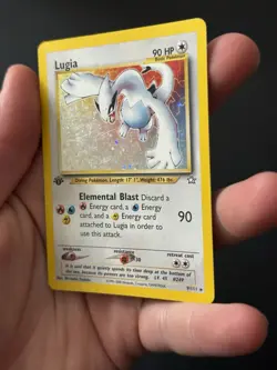 1st Edition Lugia Holo - 9/111 - Neo Genesis Vintage Pokemon Card - Image 2