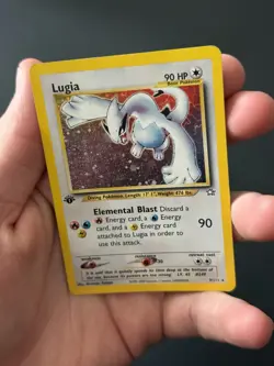 1st Edition Lugia Holo - 9/111 - Neo Genesis Vintage Pokemon Card - Image 3
