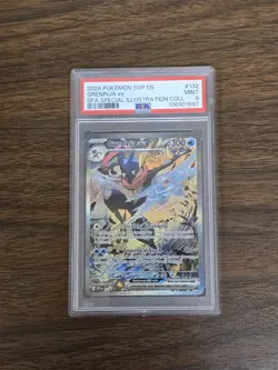 PSA 9 Greninja ex 132 Scarlet & Violet Holo Black Star Promo Pokemon Card - Image 3