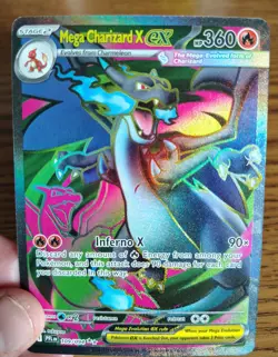 Mega Charizard X Ex 109/094 Phantasmal Flames Pokemon Card Nm - Image 2