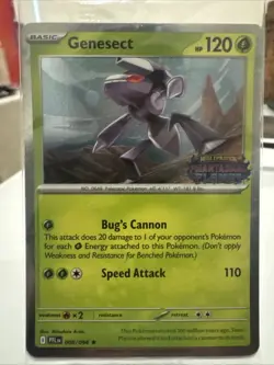 Genesect 008/094 Mega Evolution Phantasmal Flames Promo Card Stamped Sealed - Image 1