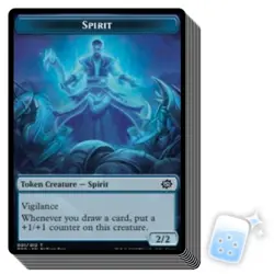 10 pcs SPIRIT TOKEN (1/12) The Brothers' War BRO Magic MTG MINT CARD - Image 1