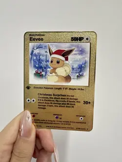 Eevee 50HP Metal Card-Collectible Gift Display! - Image 1