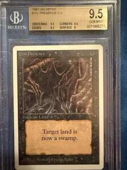 Beckett Graded Vintage Magic The Gathering Cards BGS9 BGS9.5 - Image 1