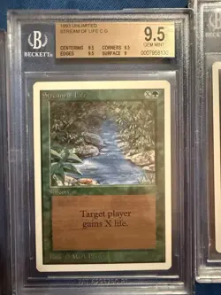 Beckett Graded Vintage Magic The Gathering Cards BGS9 BGS9.5 - Image 4