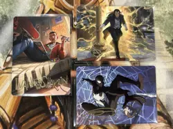 MTG Spider-Man Gold Signed Stamped Art Card Miles Morales Symbiote Morlun - NM - Image 1