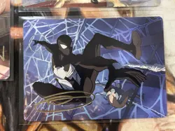 MTG Spider-Man Gold Signed Stamped Art Card Miles Morales Symbiote Morlun - NM - Image 5