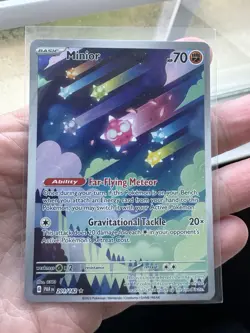 Pokemon TCG Minior Card 201/182 Paradox Rift Holo Illustration Rare NM Condition - Image 1