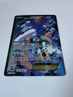 Pokemon TCG Team Aqua's Kyogre-EX Double Crisis Holo Card 6/34 - Image 3