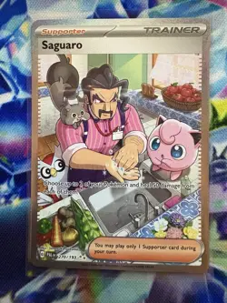 Pokemon Saguaro Card Paldea Evolved 270/193 Special Illustration Rare - Image 1