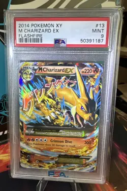 M Charizard EX 13/106 PSA 9 Mint Holo Flashfire 2014 Pokemon Card ???? - Image 1