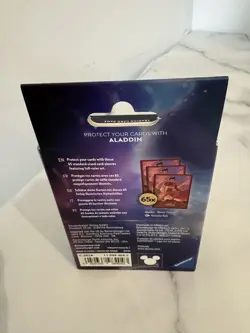 Disney Lorcana TCG Shimmering Skies Aladdin Card Sleeves 65 Sleeves - Image 2