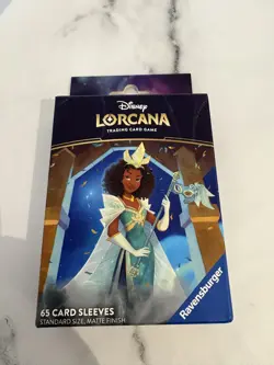 Disney Lorcana TCG Shimmering Skies Tiana Card Sleeves 65 Sleeves - Image 1