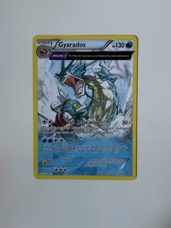 Pokemon TCG Gyarados 21/98 Ancient Origins Non-Holo Full Art Card Mint Condition - Image 1