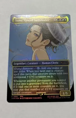 Yuna Grand Summoner Borderless Foil Promo - Image 1