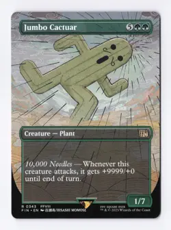 Jumbo Cactuar (Borderless) 0343 (R) MTG Final Fantasy (FIN) (EN) - Image 1