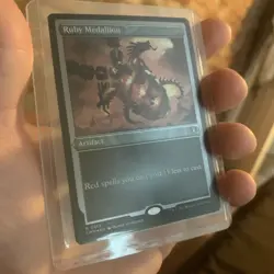 MTG Ruby Medallion - Foil Etched, NM-Mint, English Commander Masters - Image 1