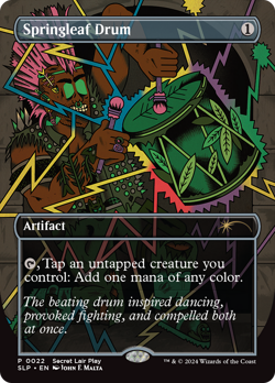 Springleaf Drum [Secret Lair Showdown] Magic MTG - Image 1