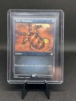Ruby Medallion (Foil Etched) Commander Masters Foil - Image 1