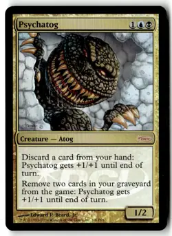 MTG Foil Psychatog - Magic Player Rewards Moderately Played English - Image 1