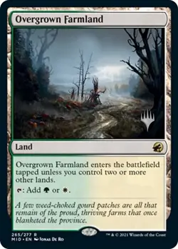 Overgrown Farmland - Promo Pack: Innistrad: Midnight Hunt (PPMID NM Never Played - Image 1
