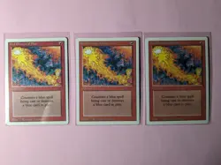 MTG 3x Red Elemental Blast Revised Edition - Image 1