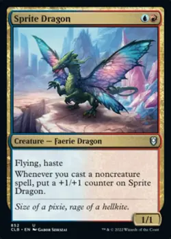 Sprite Dragon [Commander Legends: Battle for Baldur's Gate] Magic MTG - Image 1