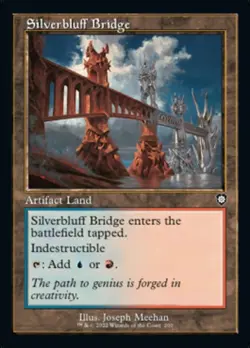 Silverbluff Bridge (Retro) [The Brothers' War Commander] Magic MTG - Image 1