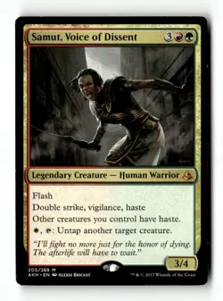 MTG | Samut, Voice of Dissent | AKH | Regular | Heavily Played | English - Image 1