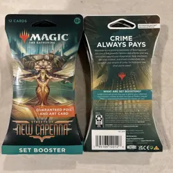 Magic The Gathering Streets Of New Capenna Set Booster Pack -NEW- Lot Of 9 - Image 3
