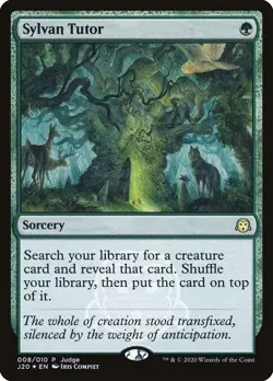 Magic MTG Judge Promo FOIL Sylvan Tutor NEAR MINT NM - Image 1