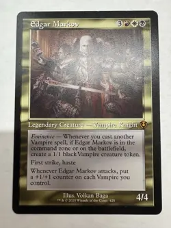 MTG TCG Edgar Markov (Retro Frame) Innistrad Remastered Regular - Image 1
