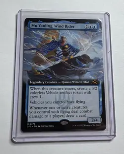 Mu Yanling, Wind Rider Borderless Mythic Aetherdrift - MTG NM/M - Image 1