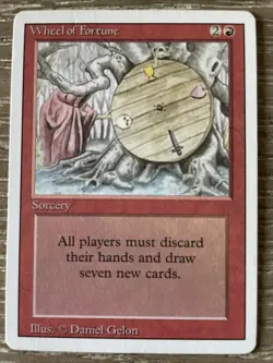 Magic the Gathering MTG Wheel of Fortune LP Revised - Image 1